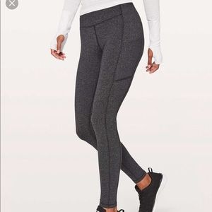 lululemon gray patterned leggings